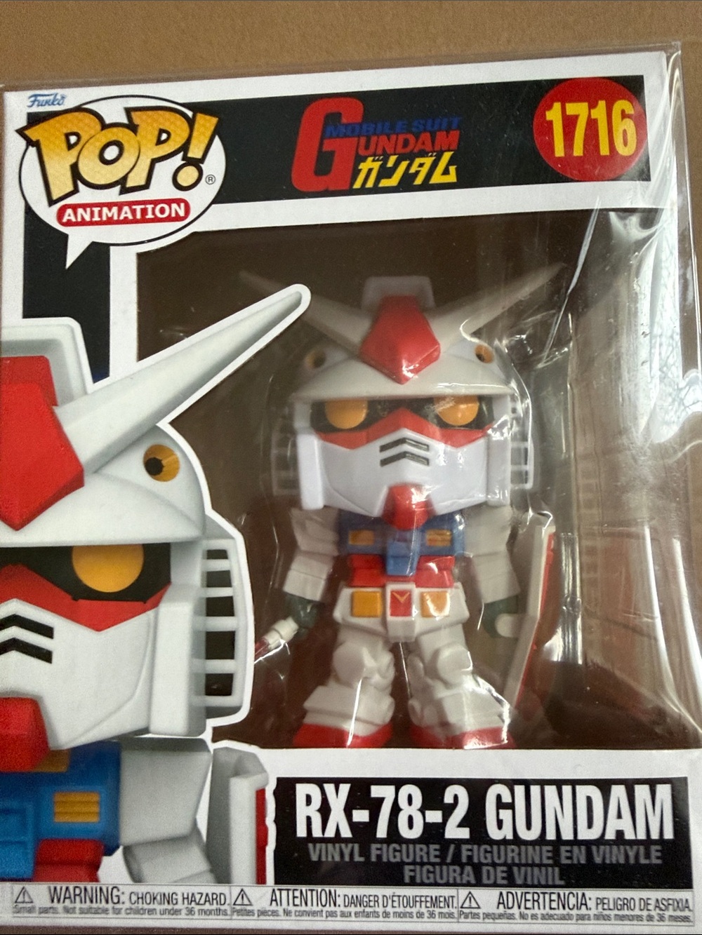 Funko Pop! RX-78-2 Gundam Vinyl Figure - White, Red & Blue